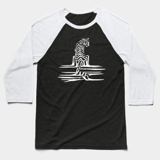 Melted Tiger Baseball T-Shirt